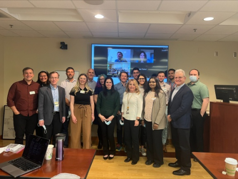 Vanderbilt TB Center faculty, staff, and external collaborators meeting on March 21 to discuss ongoing TB projects and working to #EndTB